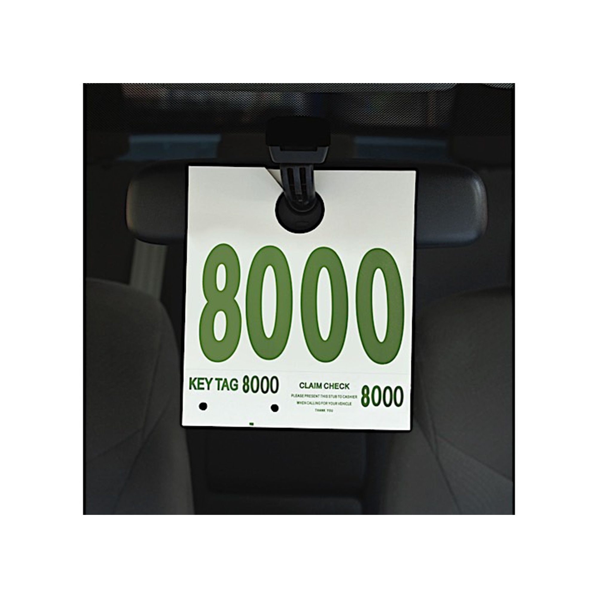 Slip-N-Grip Service Dispatch Tags — 7.5in. x 6.5in., Bulk Sequential Numbers 8000-8999, 1000 Pcs, Model# SNGFB-P9933-58
